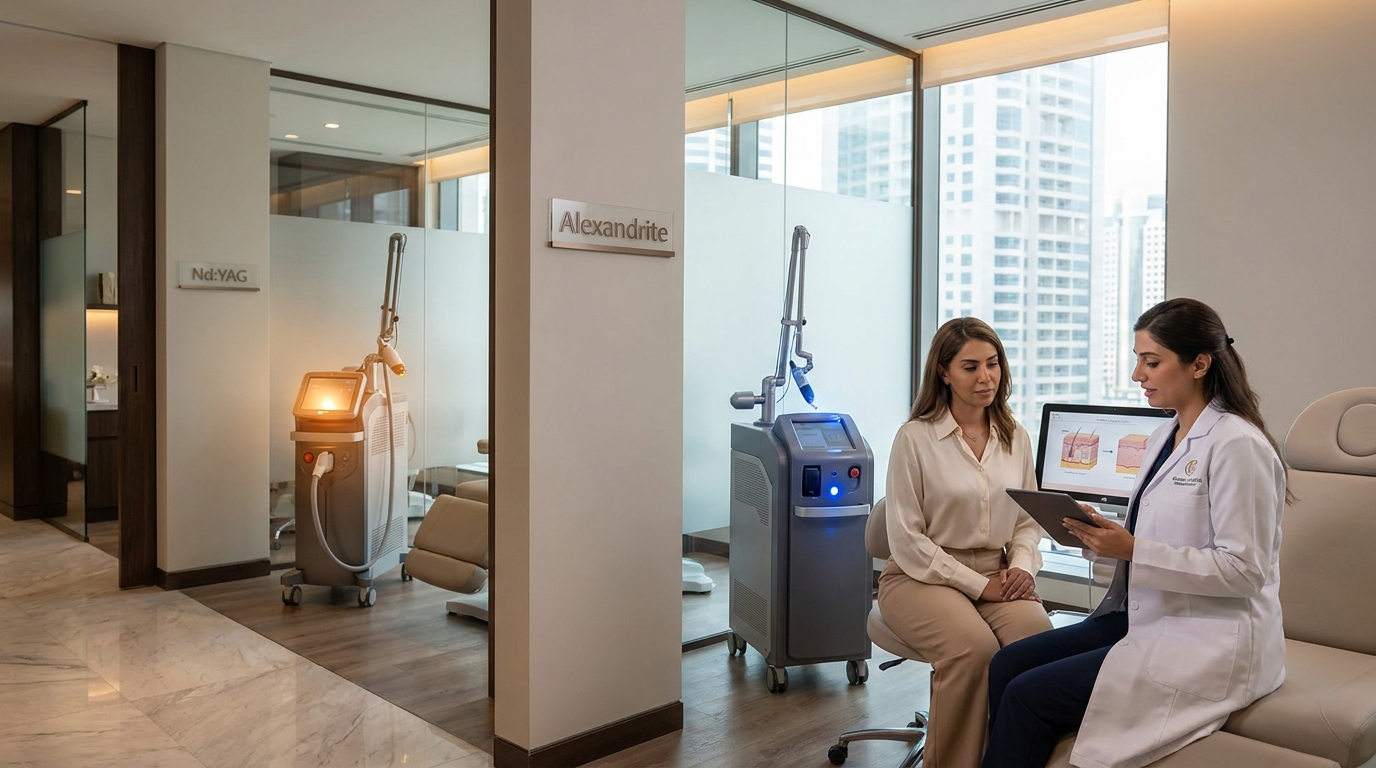 Nd:YAG vs. Alexandrite Laser: Which is Safest for Middle Eastern & South Asian Skin?